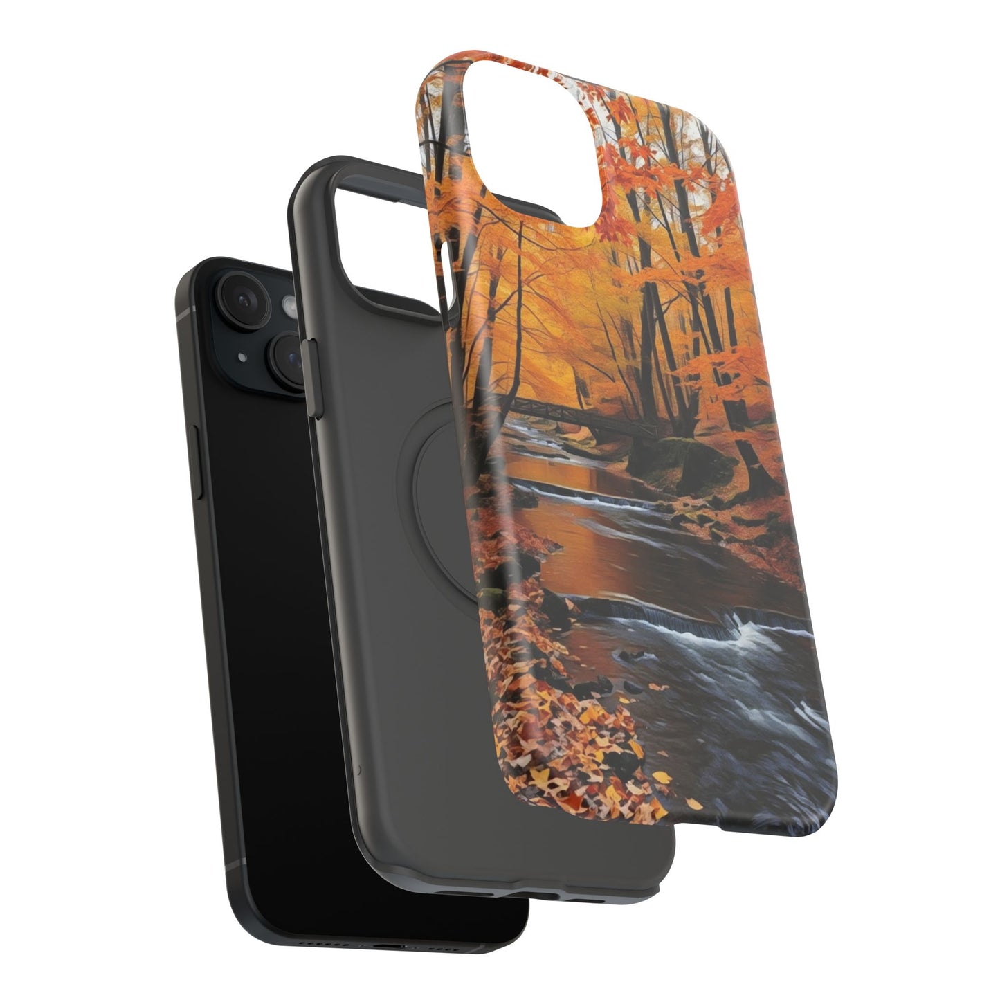 Phone Cases - Whispers of Autumn's Flow by Chaia Malana