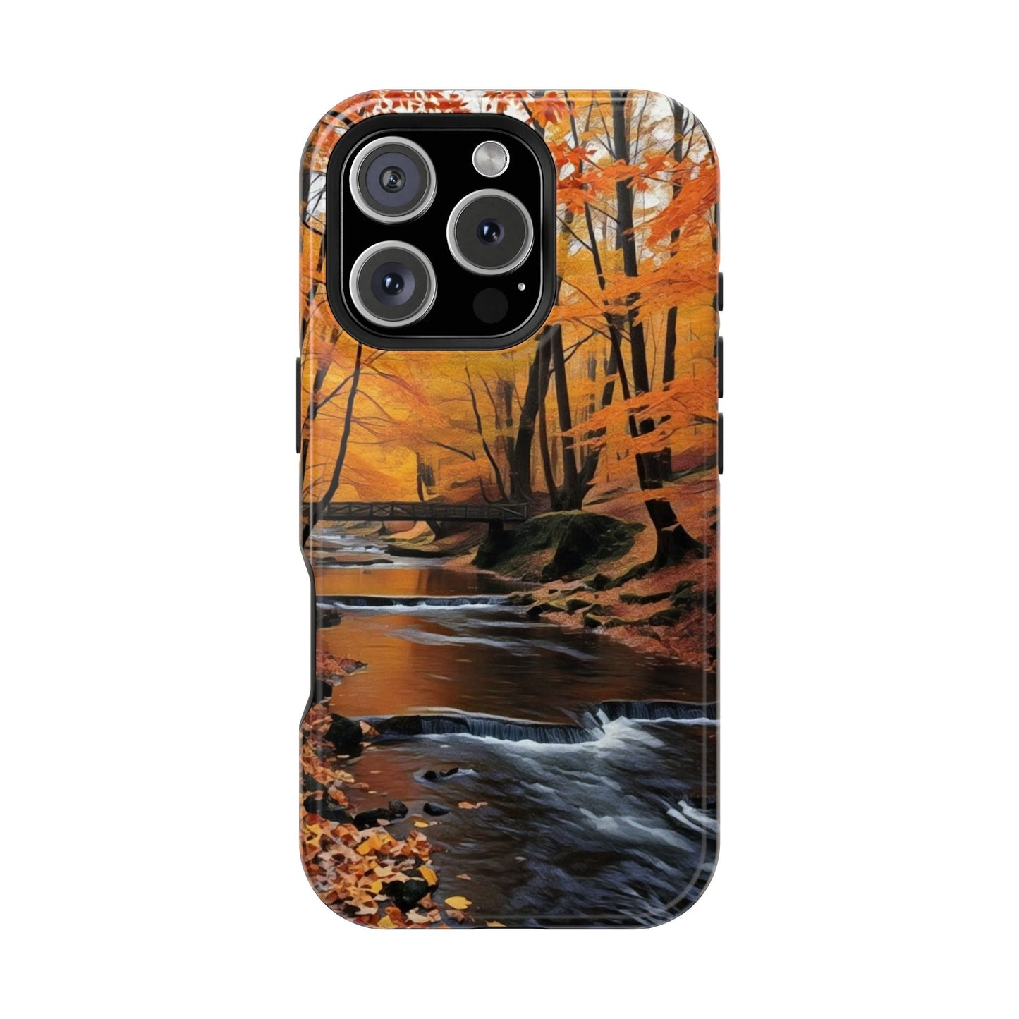 Phone Cases - Whispers of Autumn's Flow by Chaia Malana