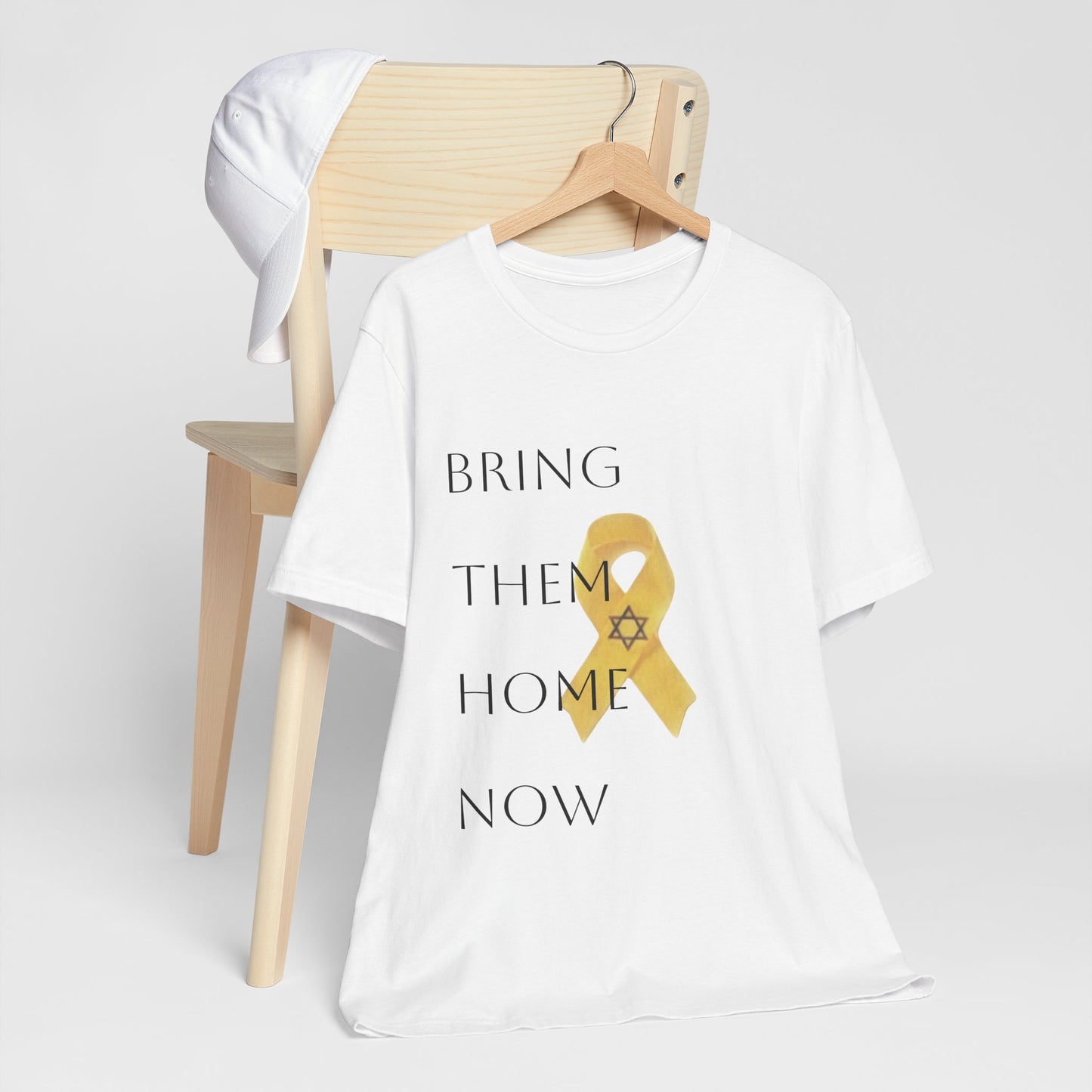 Yellow Ribbon "Bring Them Home Now" Unisex Jersey Short Sleeve Tee