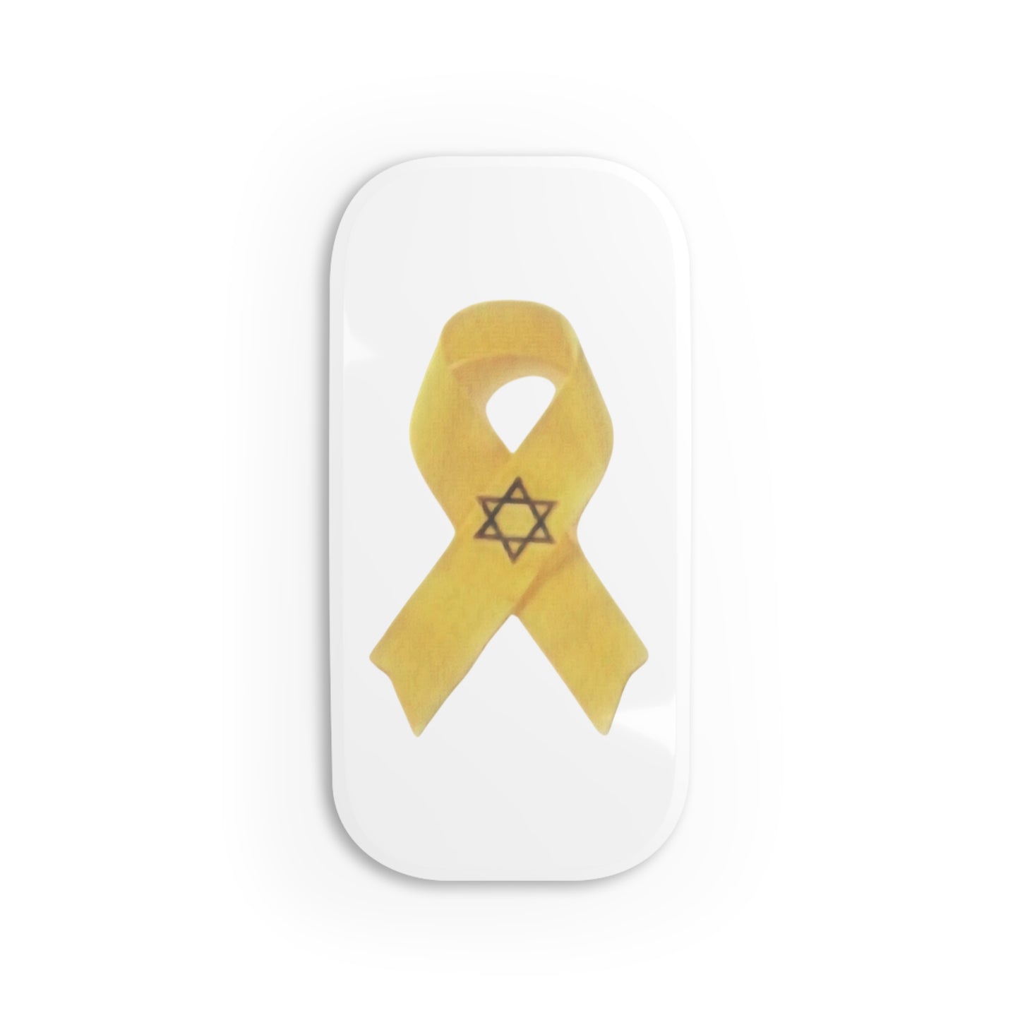 Phone Grip: Yellow Ribbon Hostage Support Design