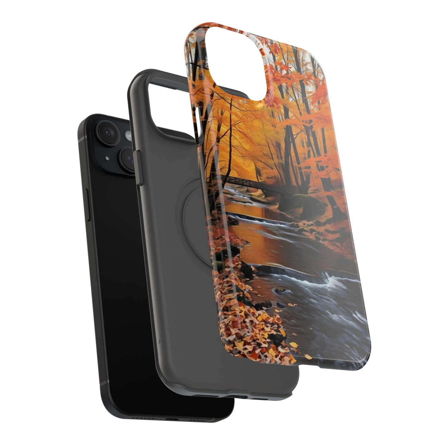 Phone Cases - Whispers of Autumn's Flow by Chaia Malana