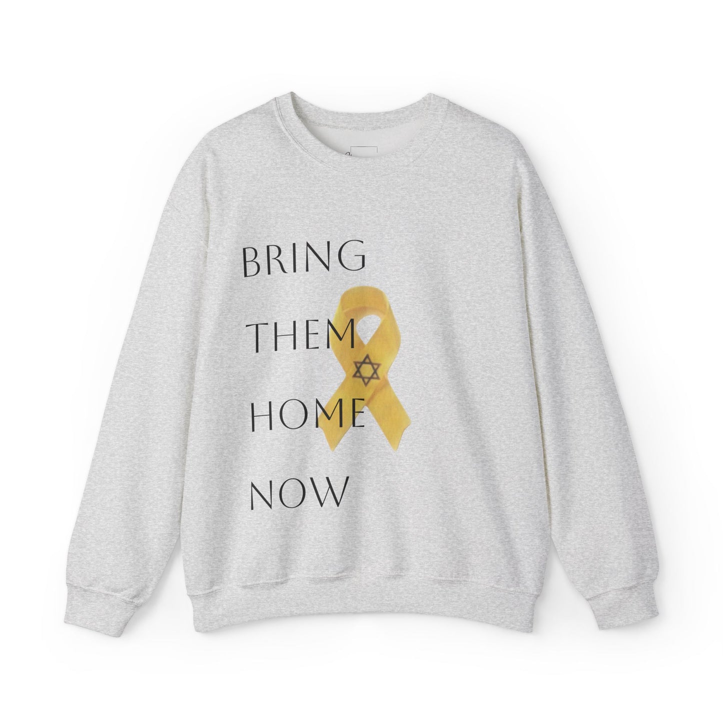 Sweatshirt Yellow Ribbon Bring Them Home Now Design by Chaia Malana