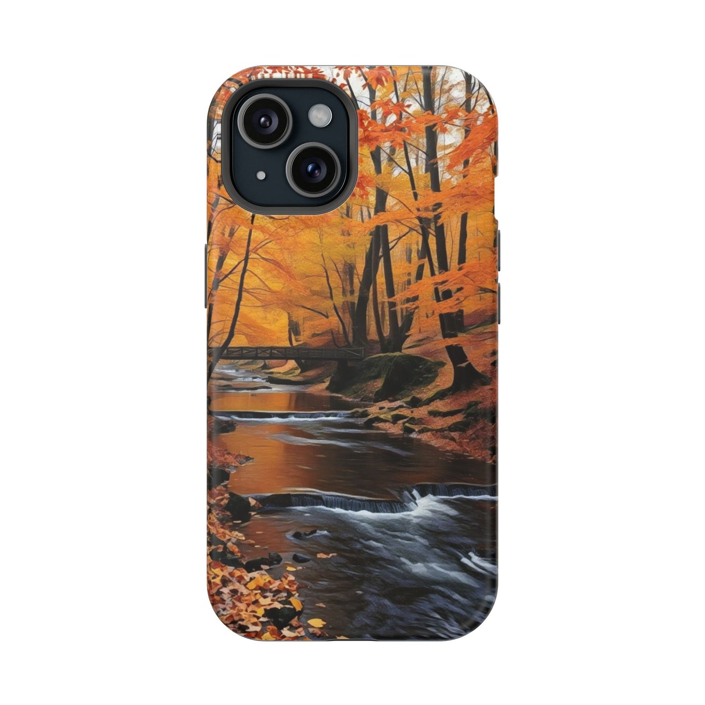 Phone Cases - Whispers of Autumn's Flow by Chaia Malana