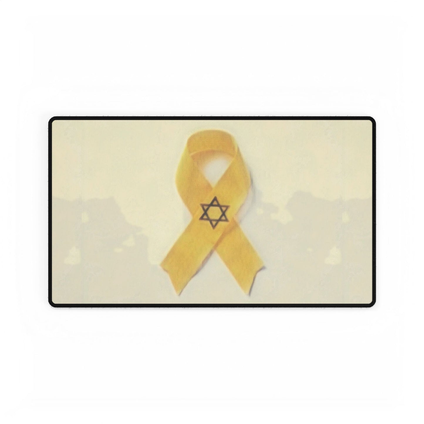 Desk Mats - Bring Them Home Now Yellow Ribbon Design