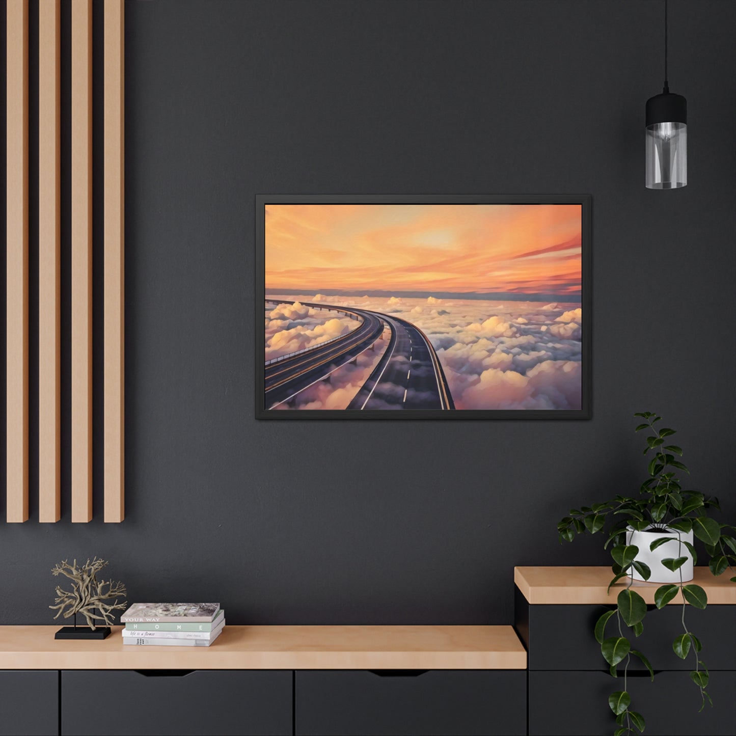 Artistic Framed Posters - Heavenly Pathway "Pathway to the Heavens" Chaia Malana