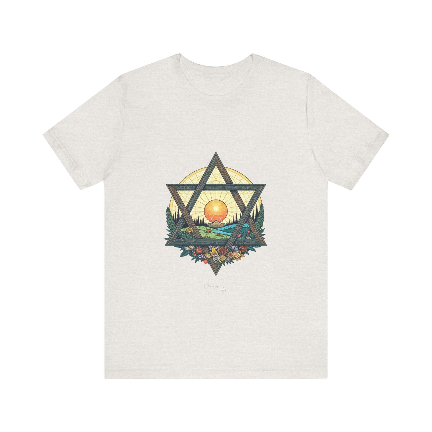 Star of David Nature Landscape Tee Shirt