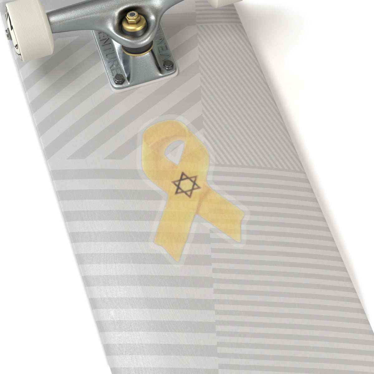 Sticker - Yellow Awareness Ribbon Colored Pencil Art Print Bring Them Home Now