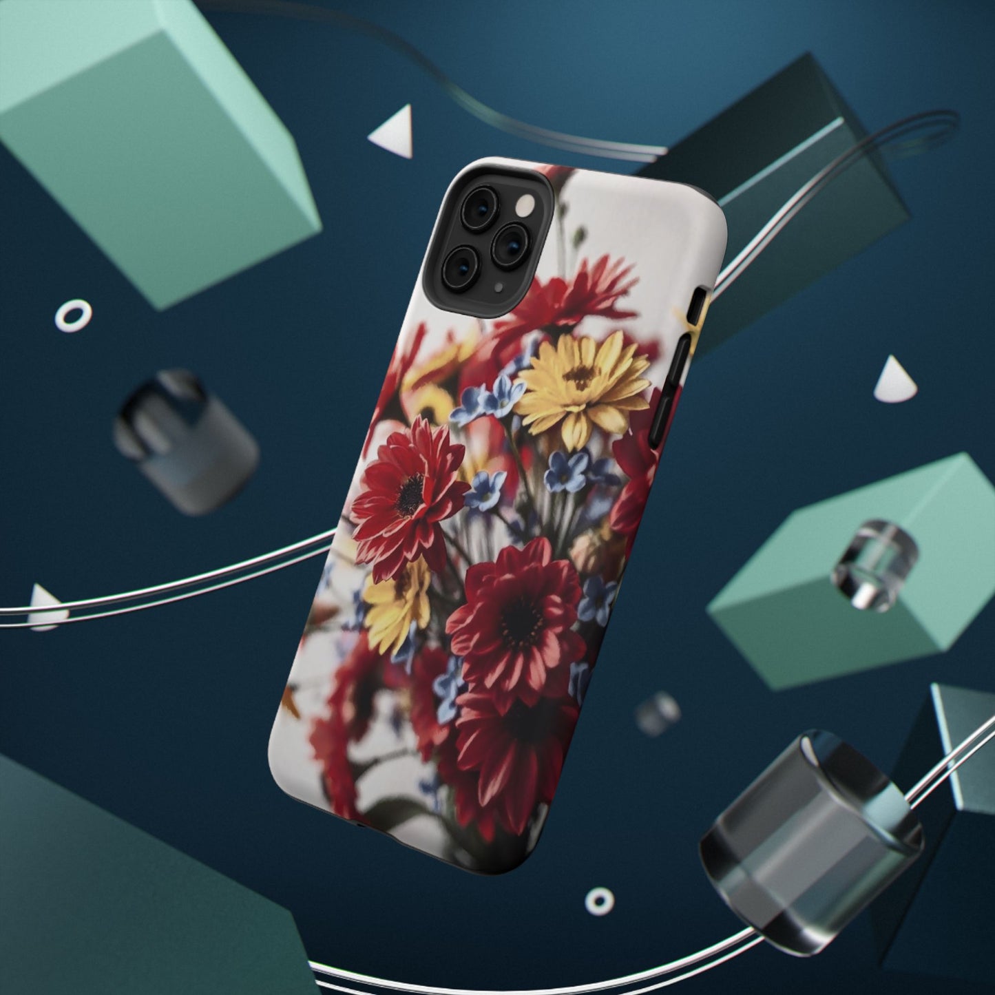 Phone Cases - Bouquet of Flowers Art Impact-Resistant Cover