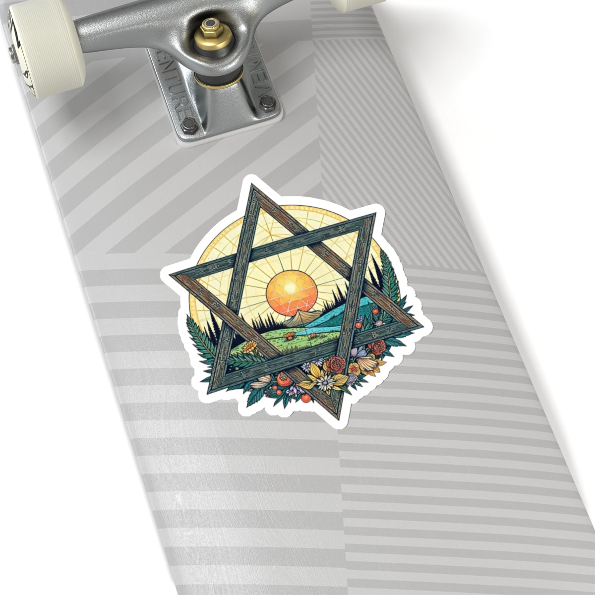 Sticker - Landscape Star of David Sticker