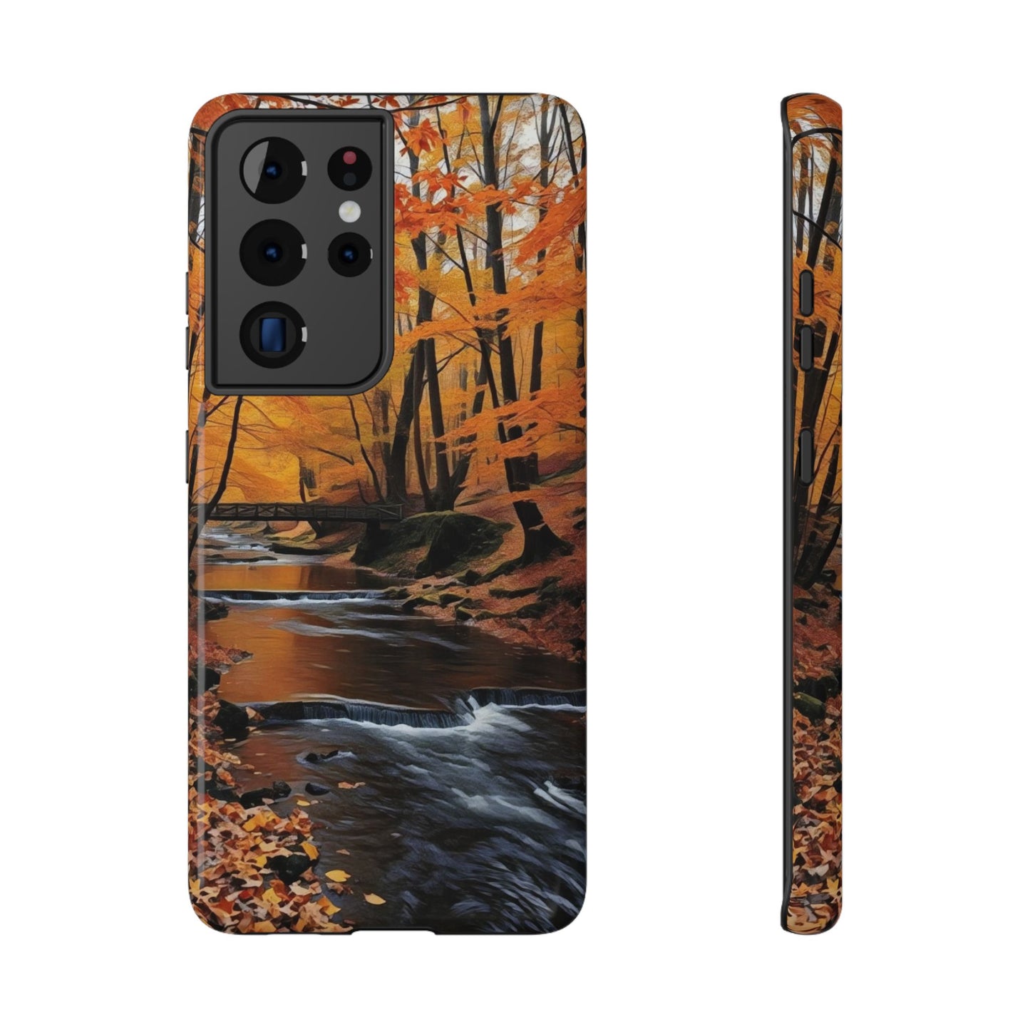 Phone Cases - Whispers of Autumn's Flow by Chaia Malana