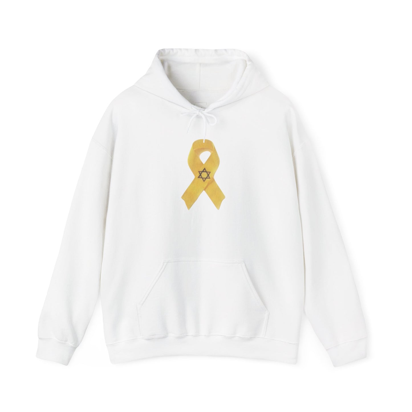 Unisex Heavy Blend™ Hooded Sweatshirt - Yellow Awareness Ribbon Bring Them Home Now