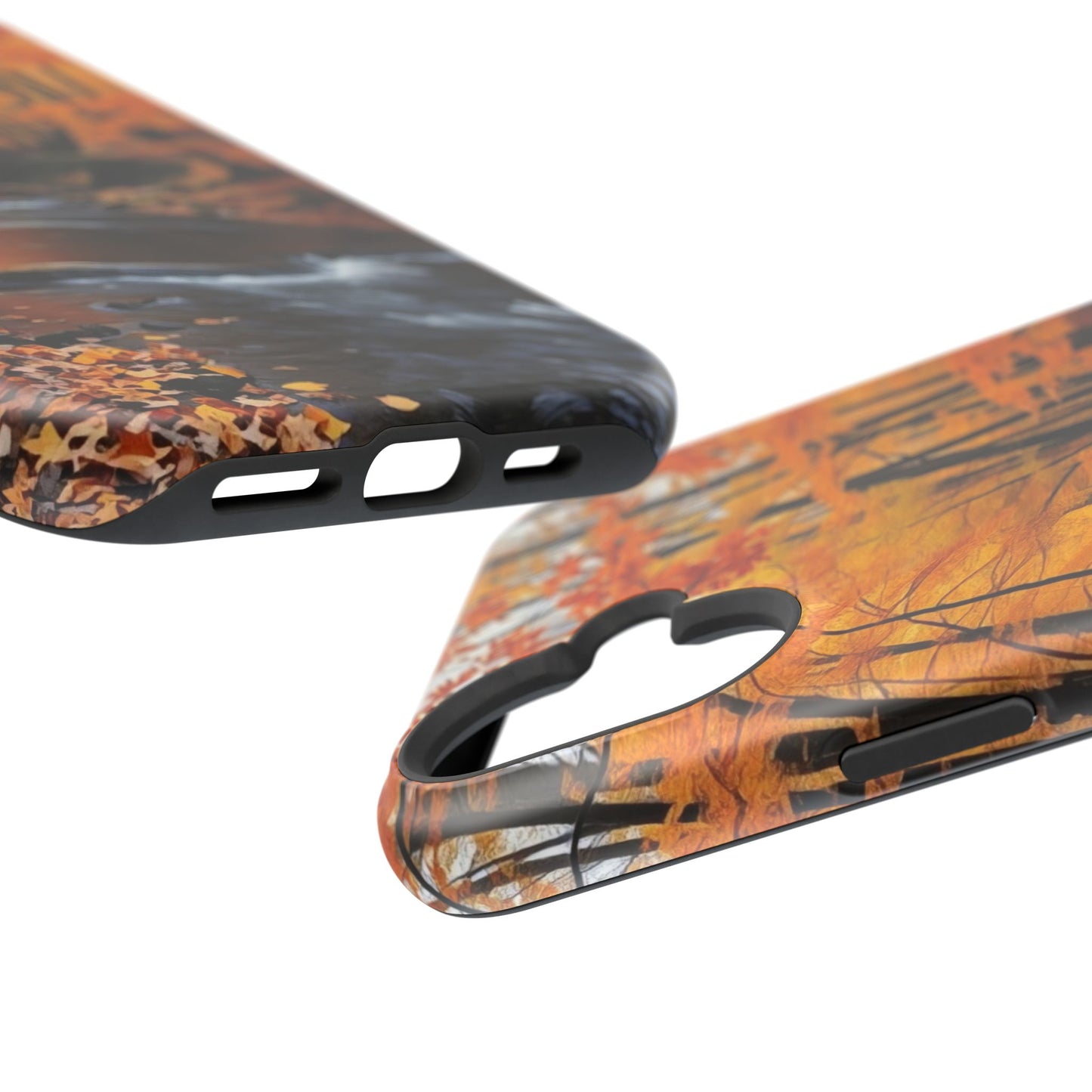 Phone Cases - Whispers of Autumn's Flow by Chaia Malana