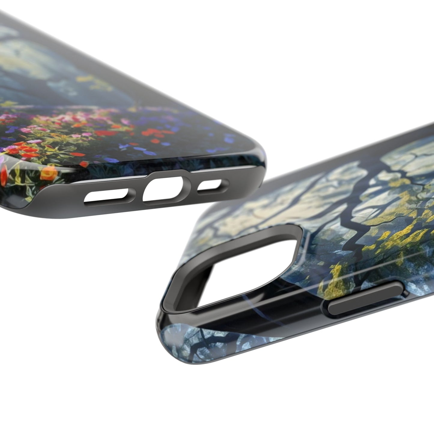 Phone Cases - Fantasy Woodland Scene Art Painting Design - "Enchanted Morning in the Woodland Grove"