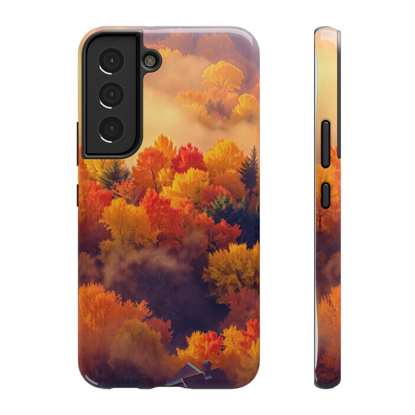 Phone Cases - Autumn Tree Landscape Scenery Impact-Resistant Cover