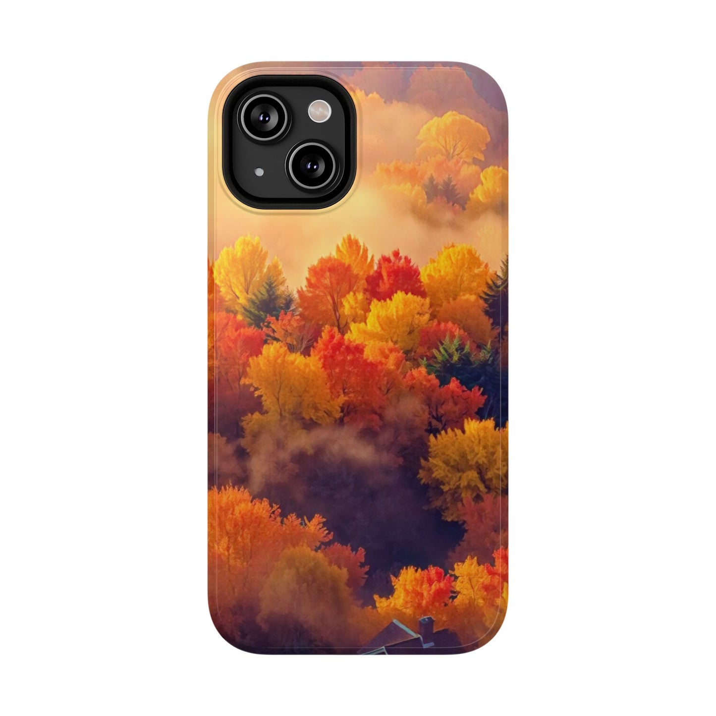 Phone Cases - Autumn Tree Landscape Scenery Impact-Resistant Cover