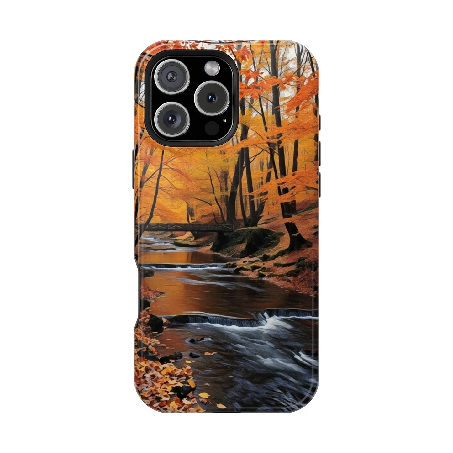 Phone Cases - Whispers of Autumn's Flow by Chaia Malana