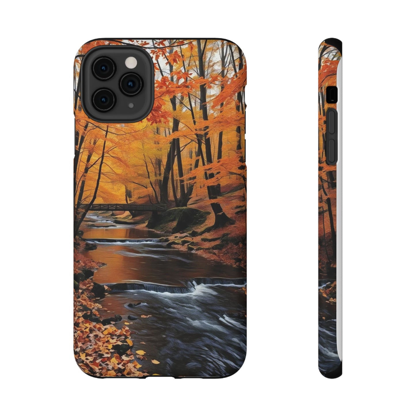 Phone Cases - Whispers of Autumn's Flow by Chaia Malana