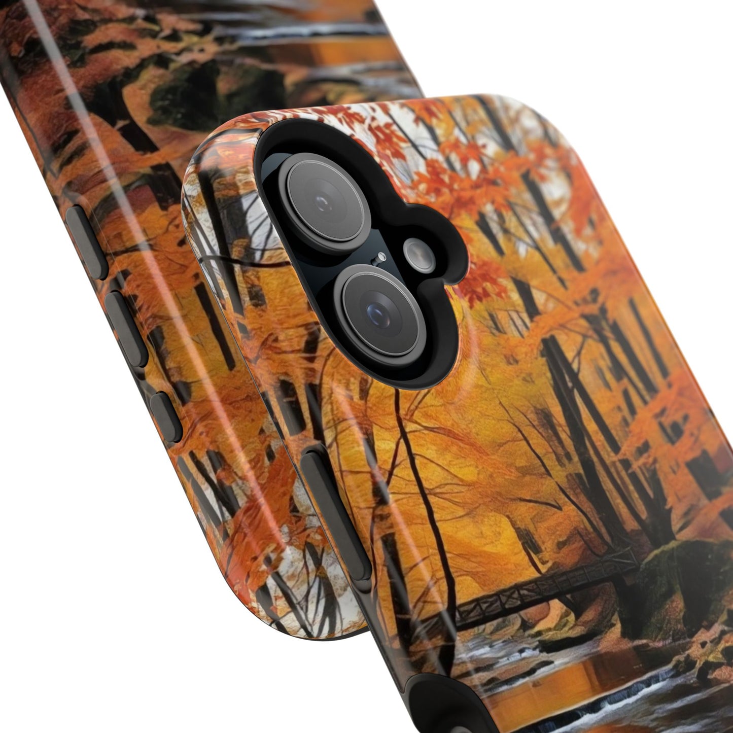 Phone Cases - Whispers of Autumn's Flow by Chaia Malana