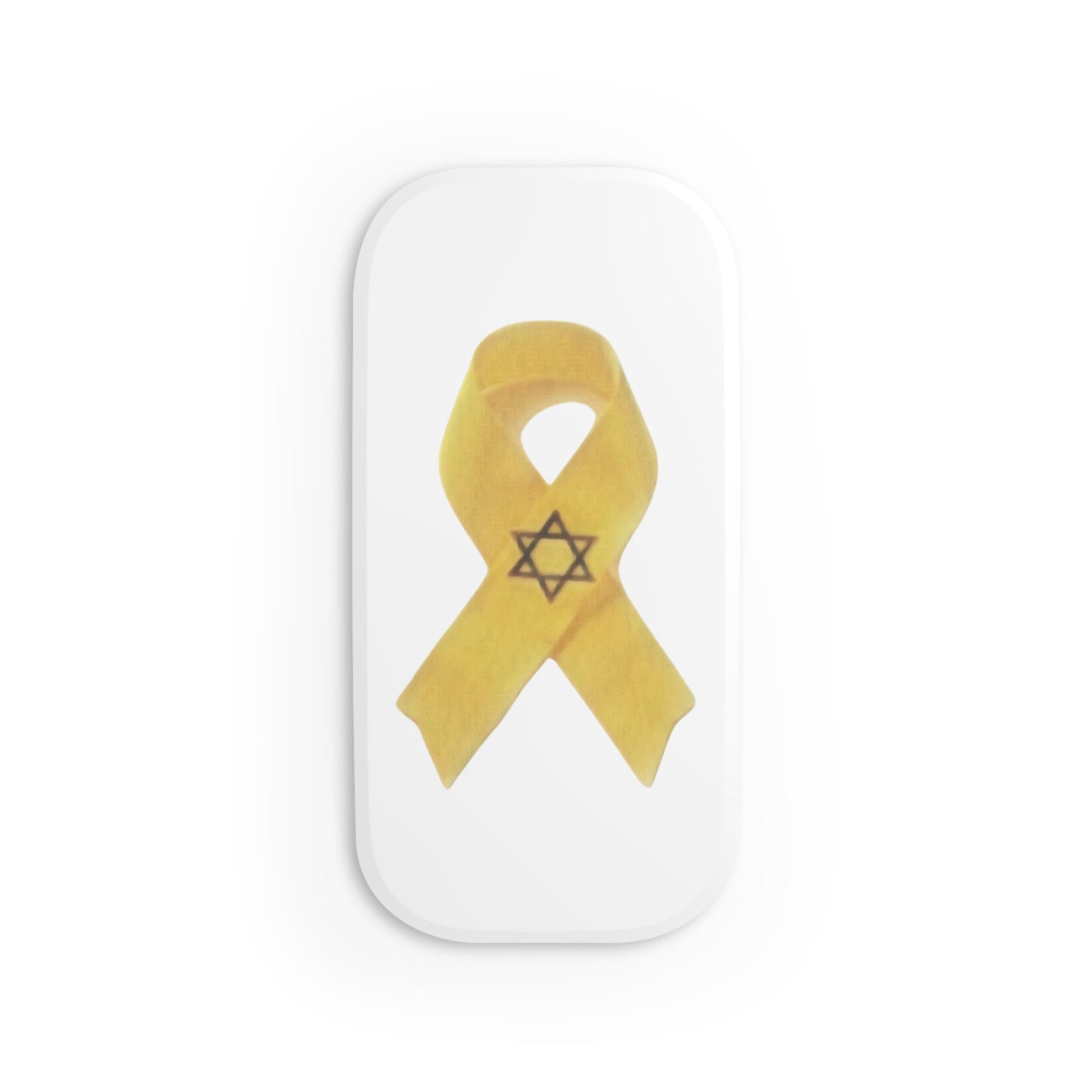 Phone Grip: Yellow Ribbon Hostage Support Design