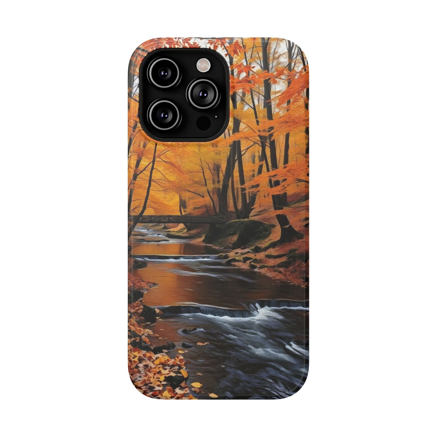 Phone Cases - Whispers of Autumn's Flow by Chaia Malana