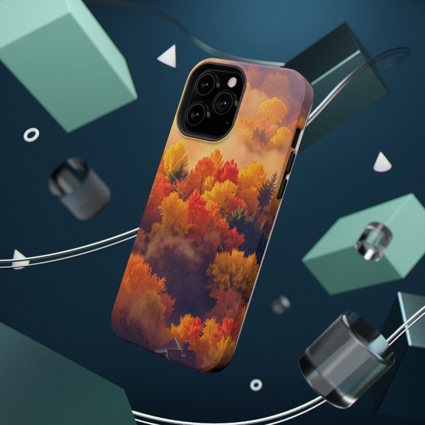 Phone Cases - Autumn Tree Landscape Scenery Impact-Resistant Cover