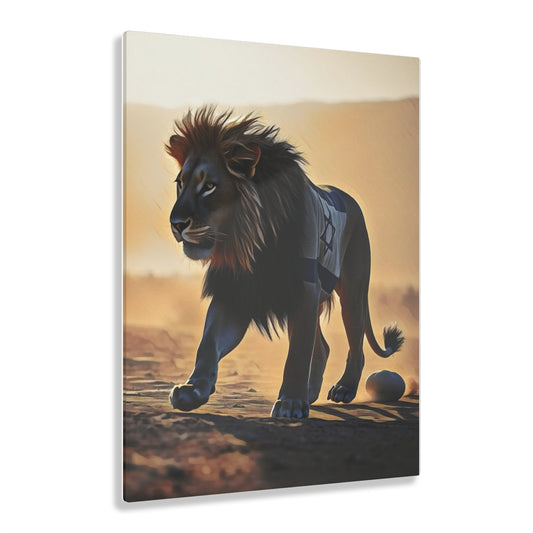 Art Acrylic Print Lion of Judah Chaia Malana