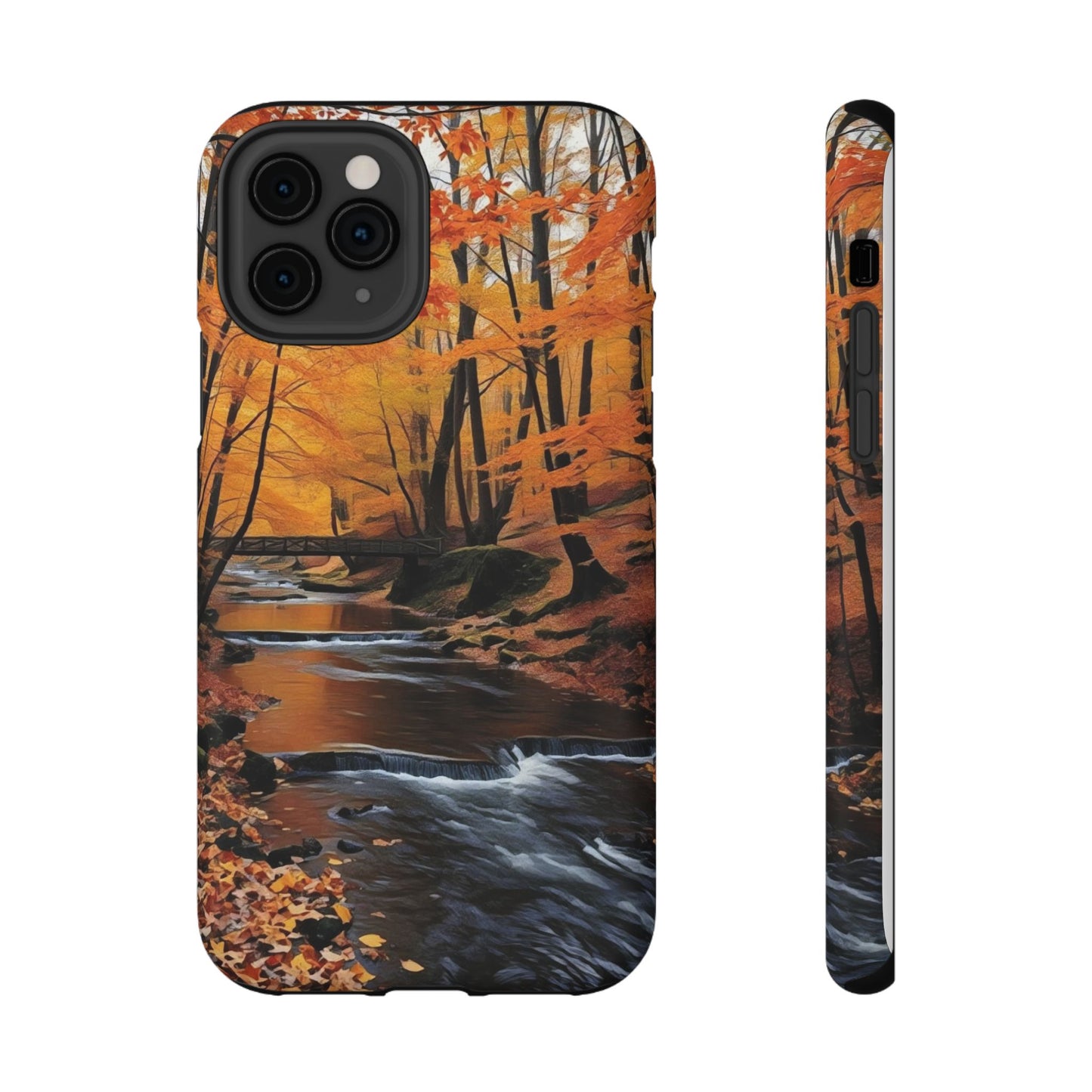 Phone Cases - Whispers of Autumn's Flow by Chaia Malana