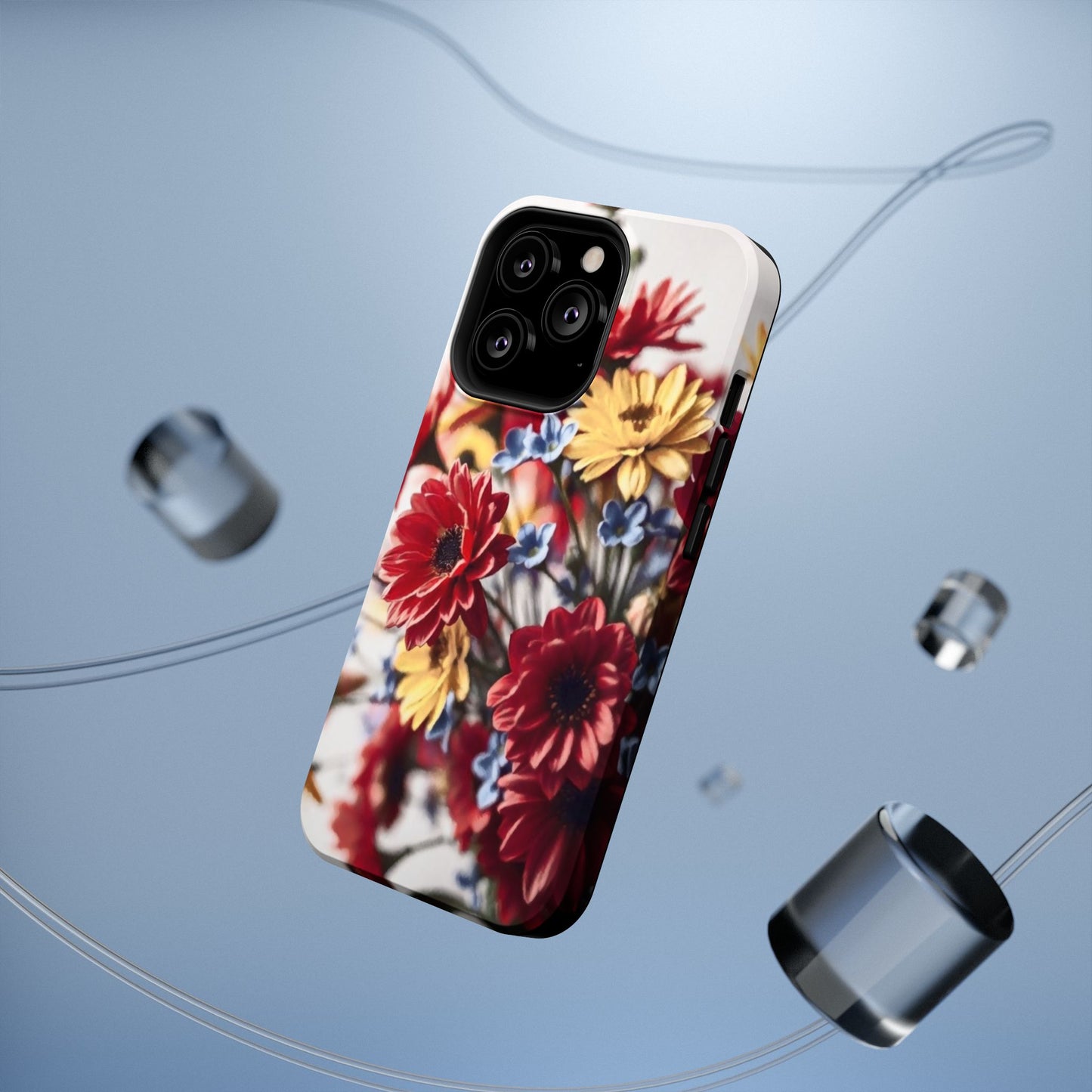 Phone Cases - Bouquet of Flowers Art Impact-Resistant Cover