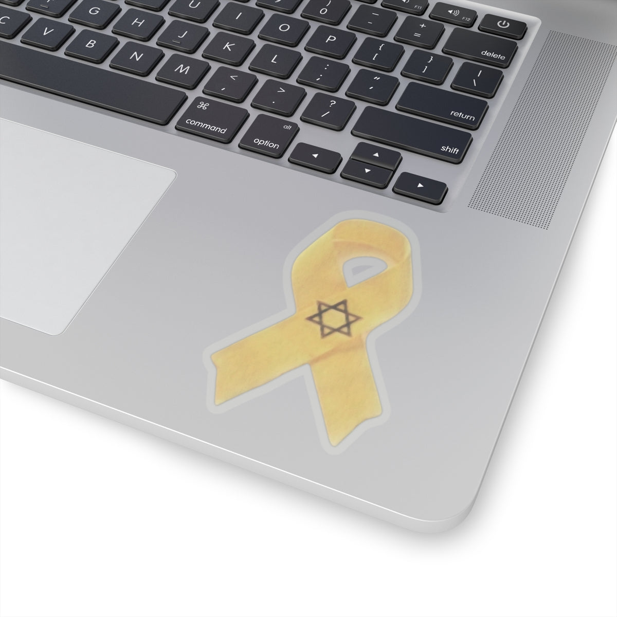 Sticker - Yellow Awareness Ribbon Colored Pencil Art Print Bring Them Home Now