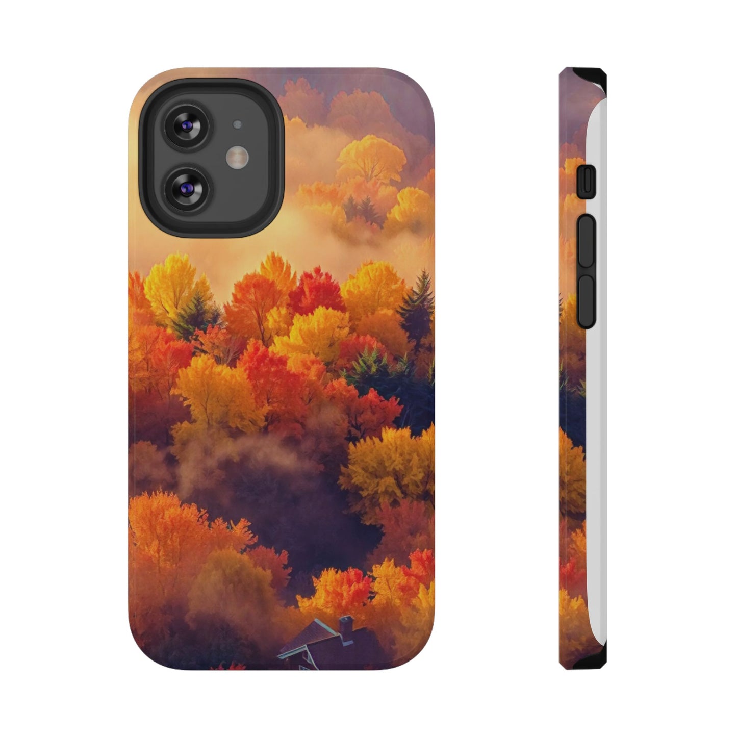 Phone Cases - Autumn Tree Landscape Scenery Impact-Resistant Cover