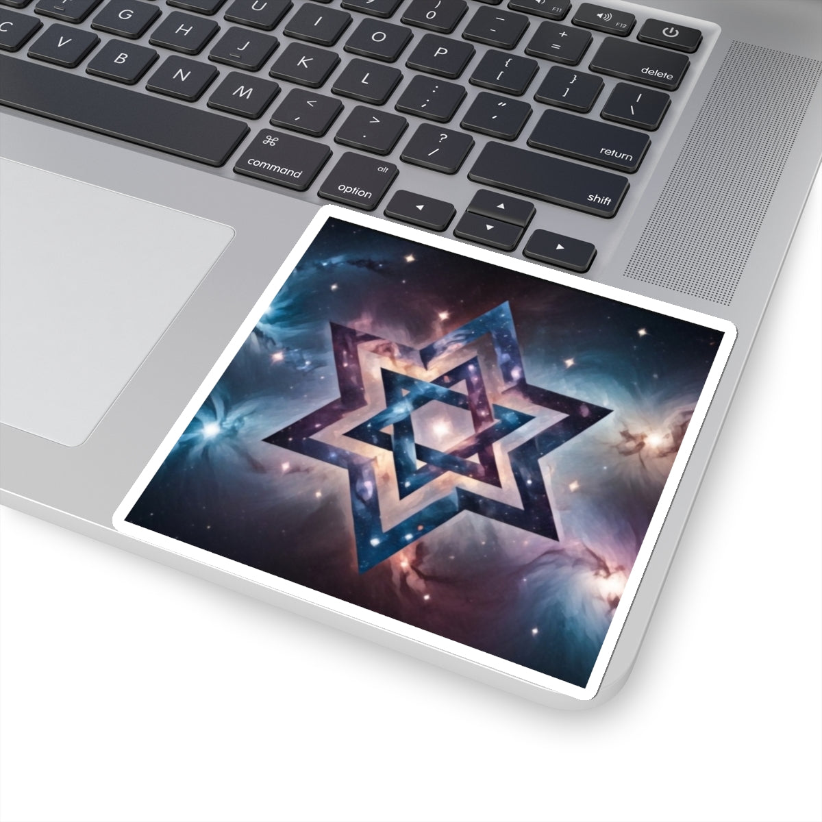 Sticker - Cosmic Star of David Art Print