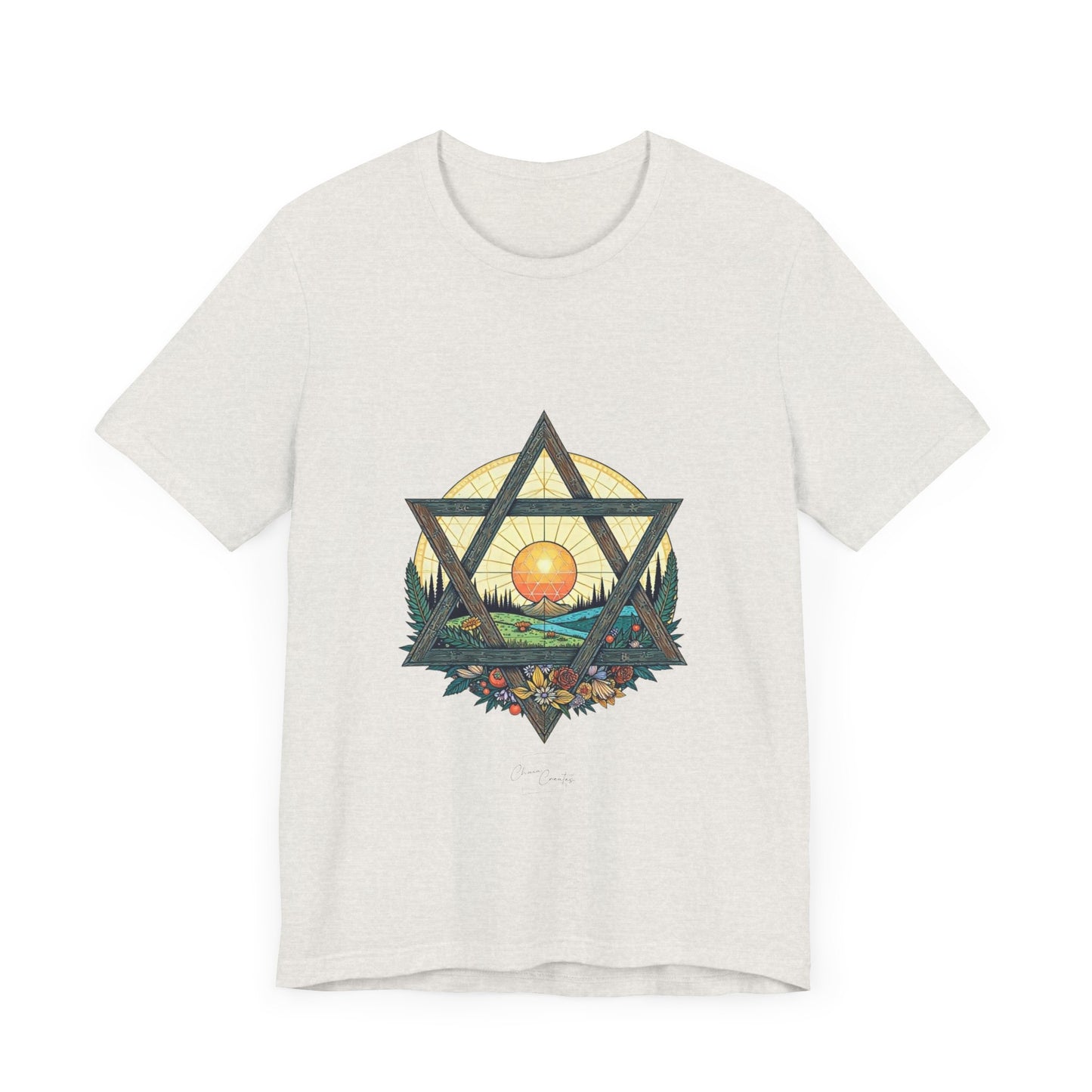 Star of David Nature Landscape Tee Shirt