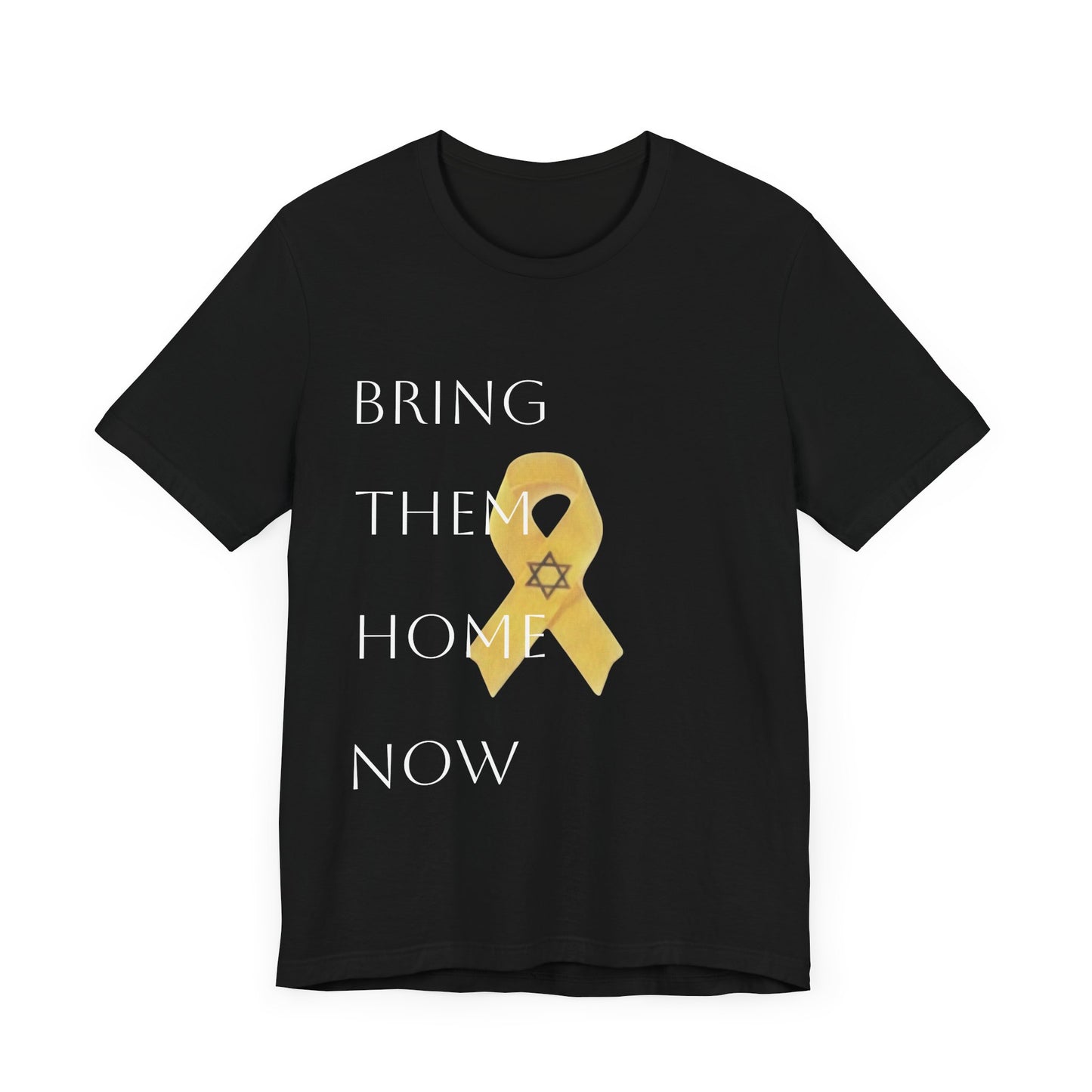 Yellow Ribbon "Bring Them Home Now" Unisex Jersey Short Sleeve Tee