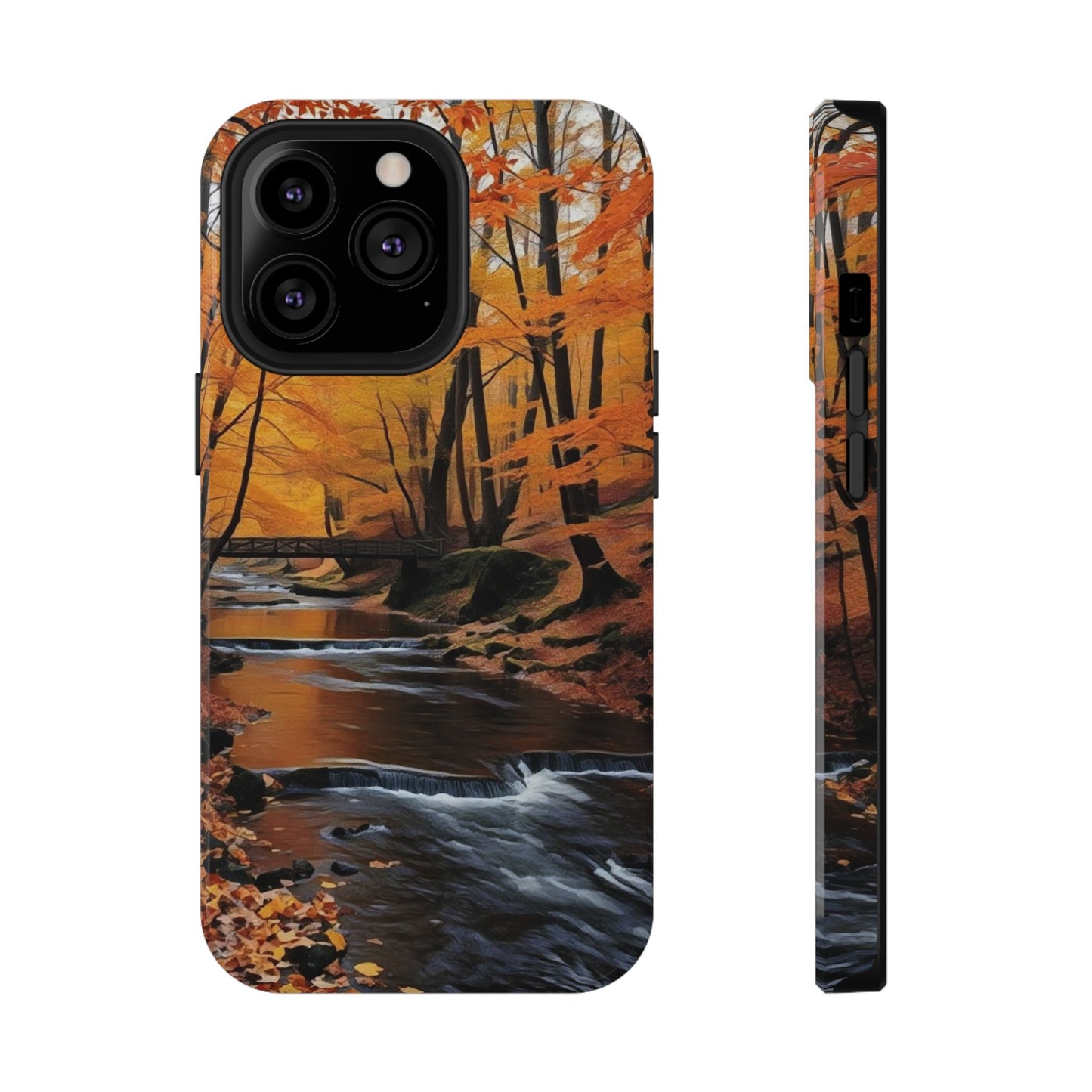 Phone Cases - Whispers of Autumn's Flow by Chaia Malana