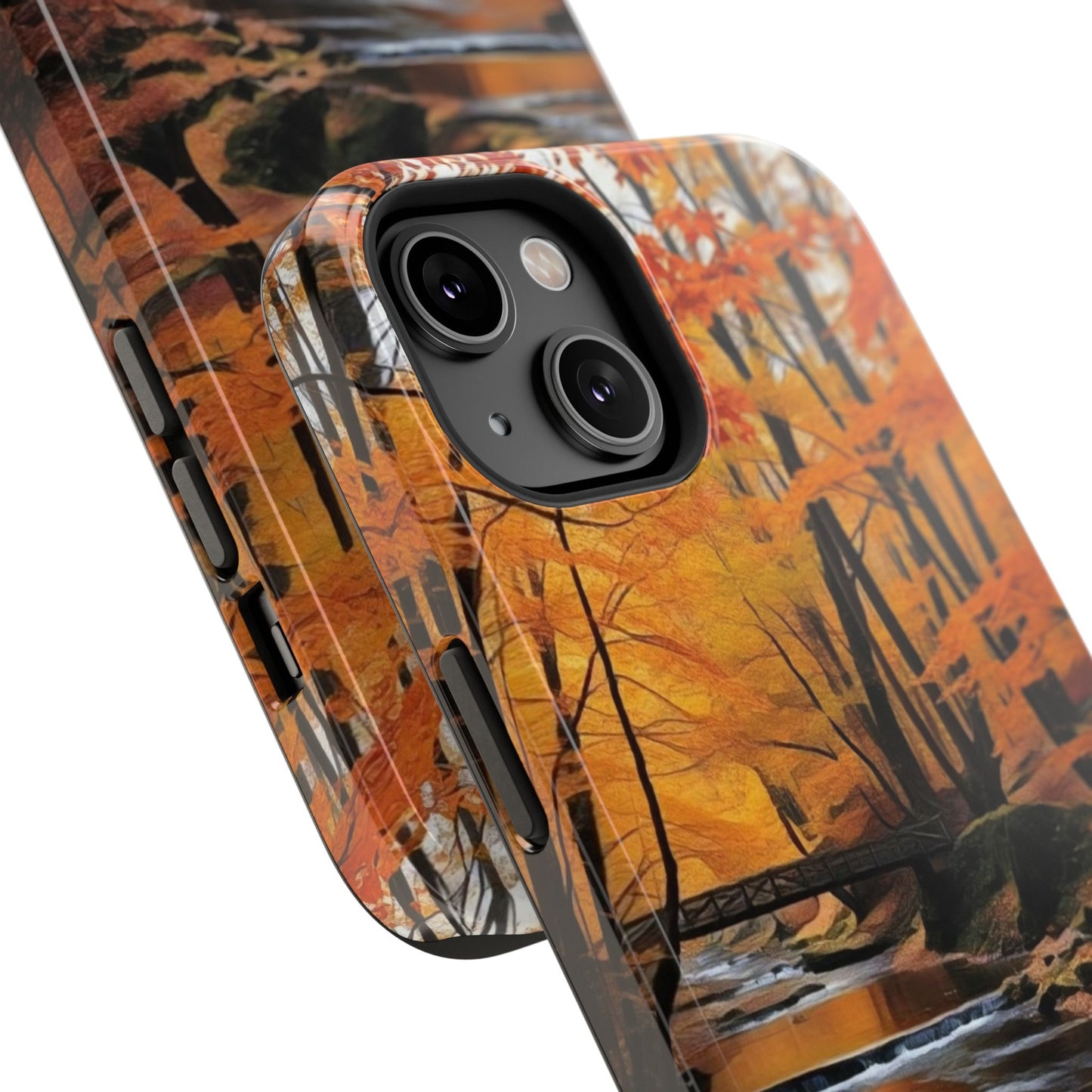 Phone Cases - Whispers of Autumn's Flow by Chaia Malana