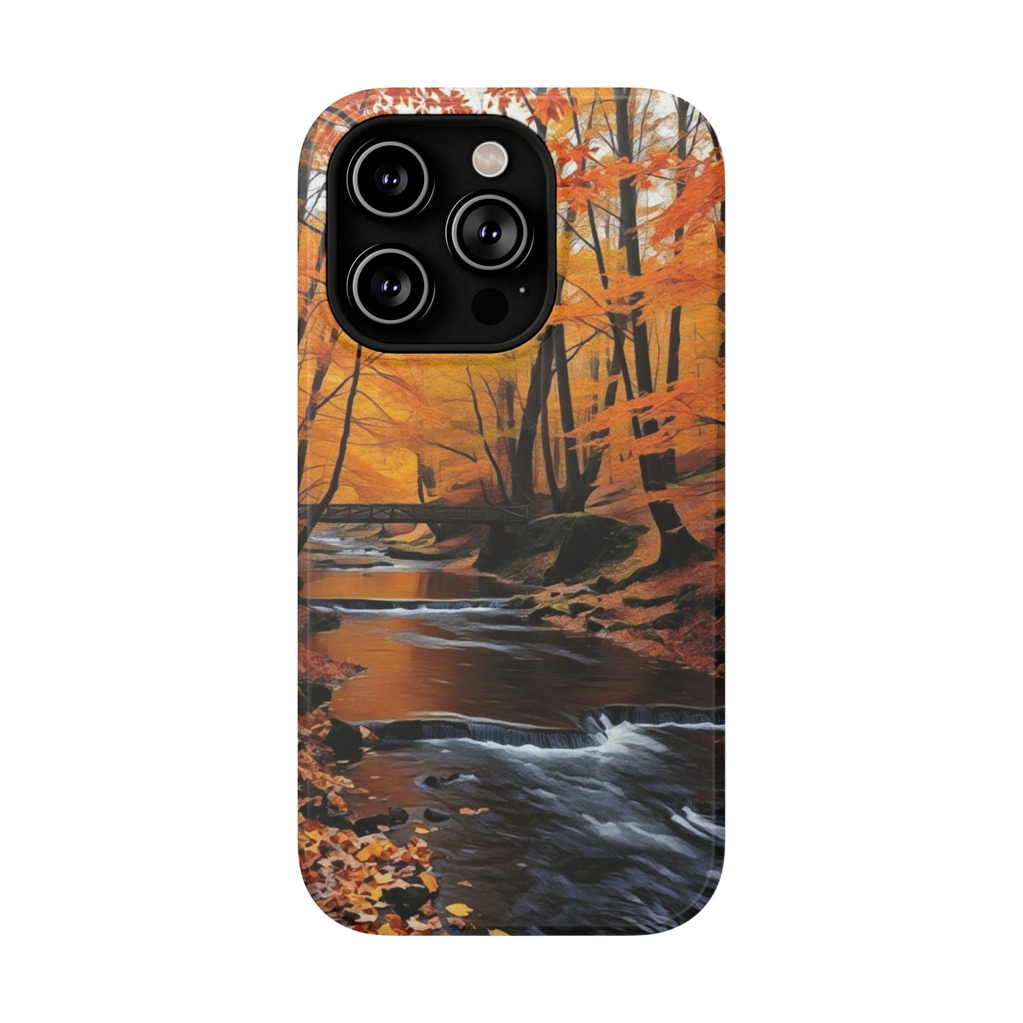 Phone Cases - Whispers of Autumn's Flow by Chaia Malana