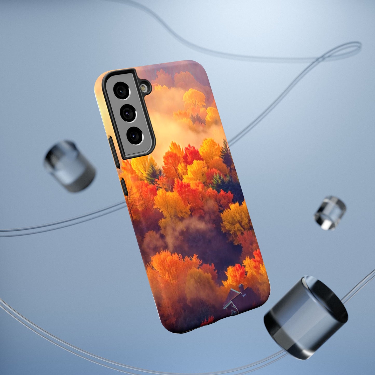 Phone Cases - Autumn Tree Landscape Scenery Impact-Resistant Cover