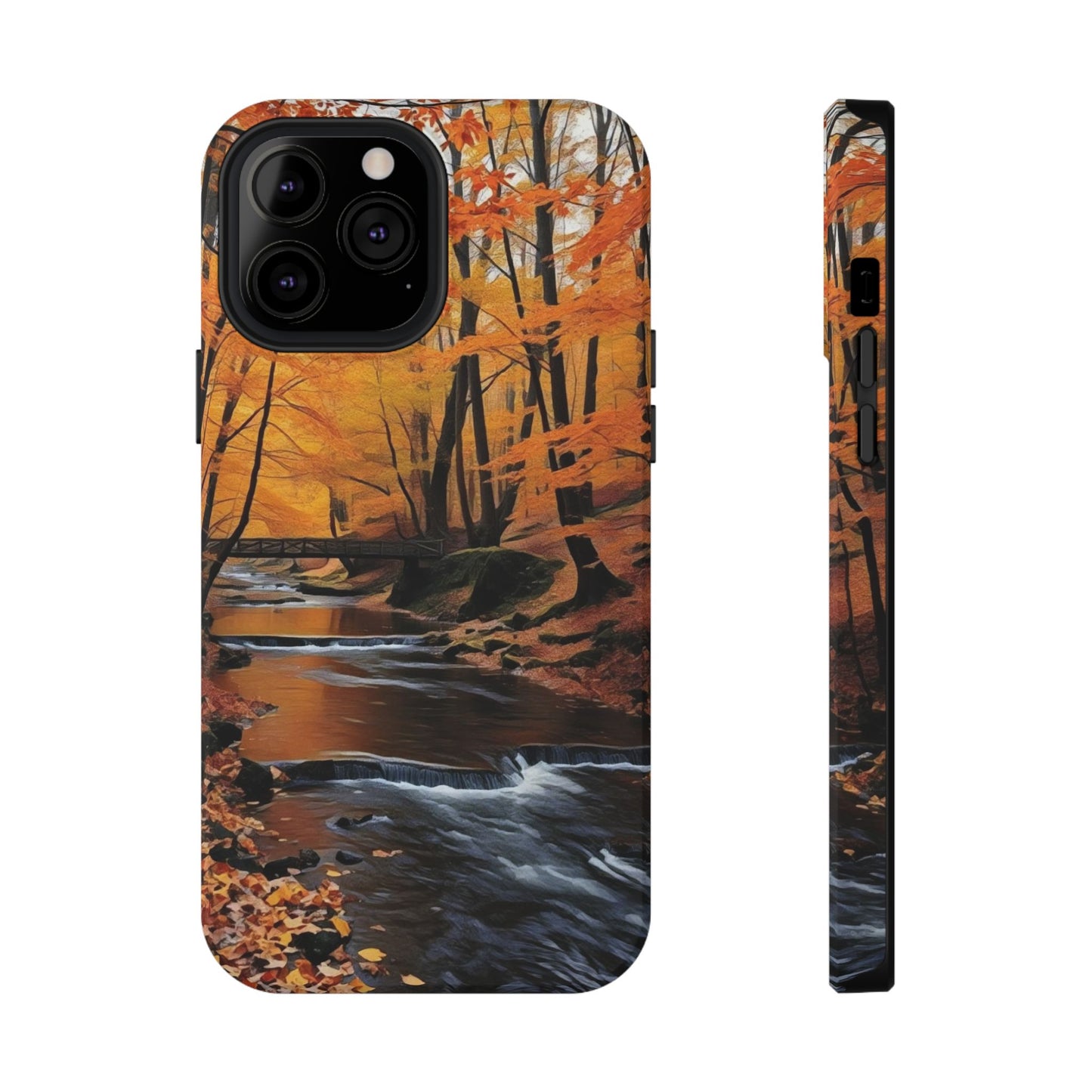 Phone Cases - Whispers of Autumn's Flow by Chaia Malana