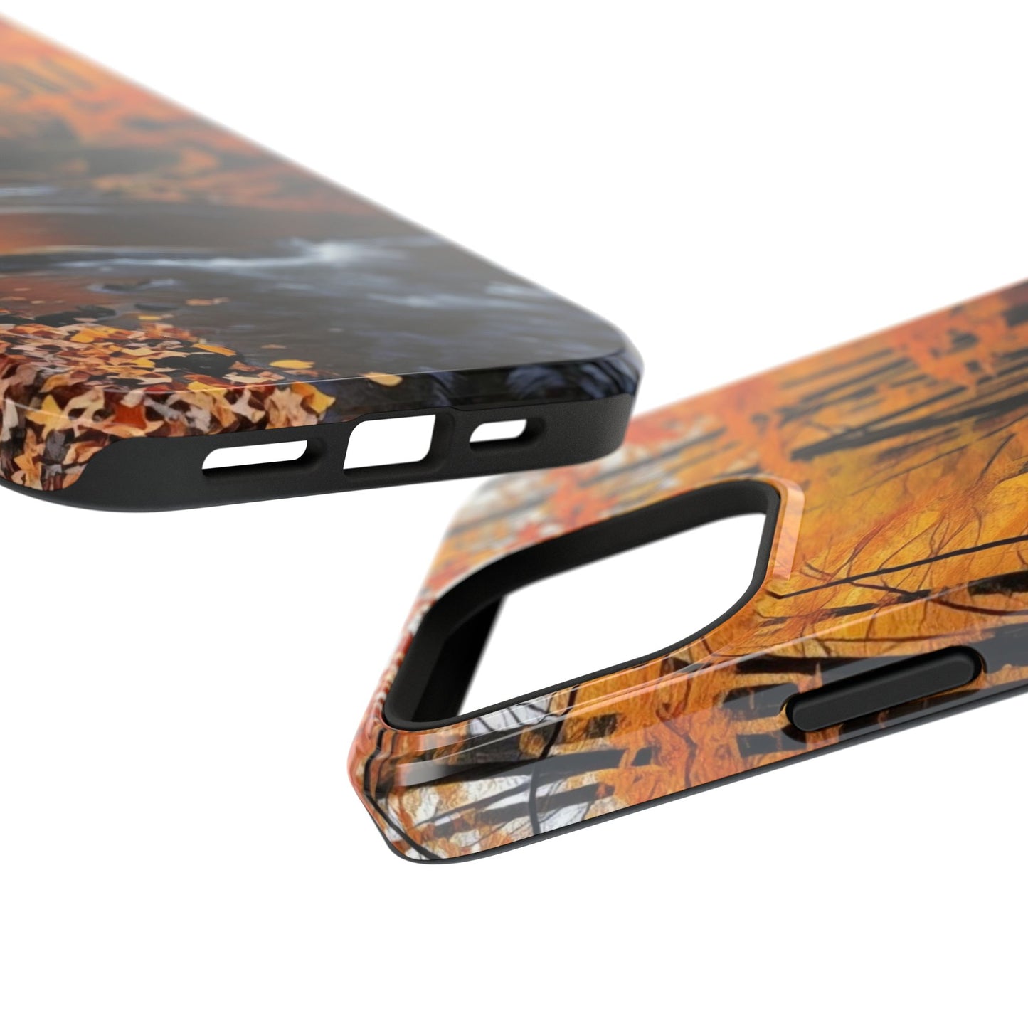 Phone Cases - Whispers of Autumn's Flow by Chaia Malana