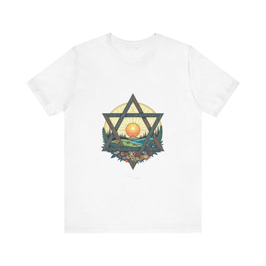 Star of David Nature Landscape Tee Shirt