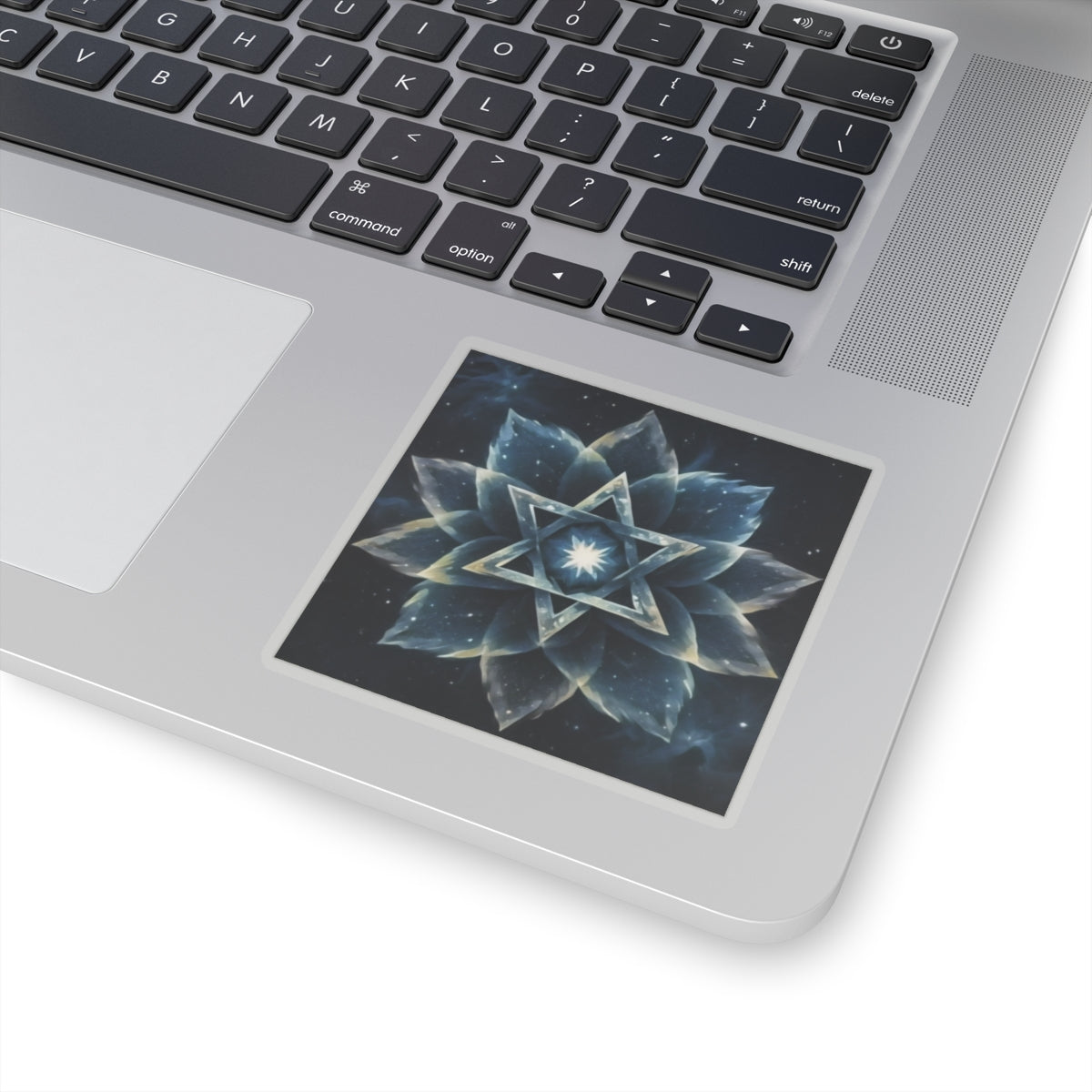 Sticker - "Cosmic Bloom" Star of David Full Art Print