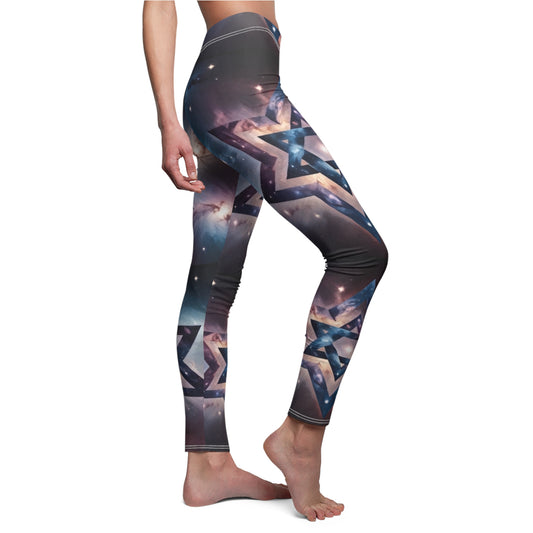 Leggings Cosmic Star of Unity Celestial Artwork Women's