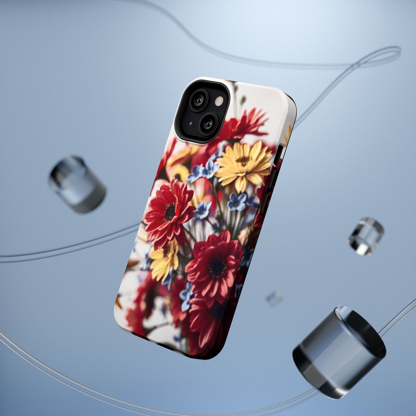 Phone Cases - Bouquet of Flowers Art Impact-Resistant Cover