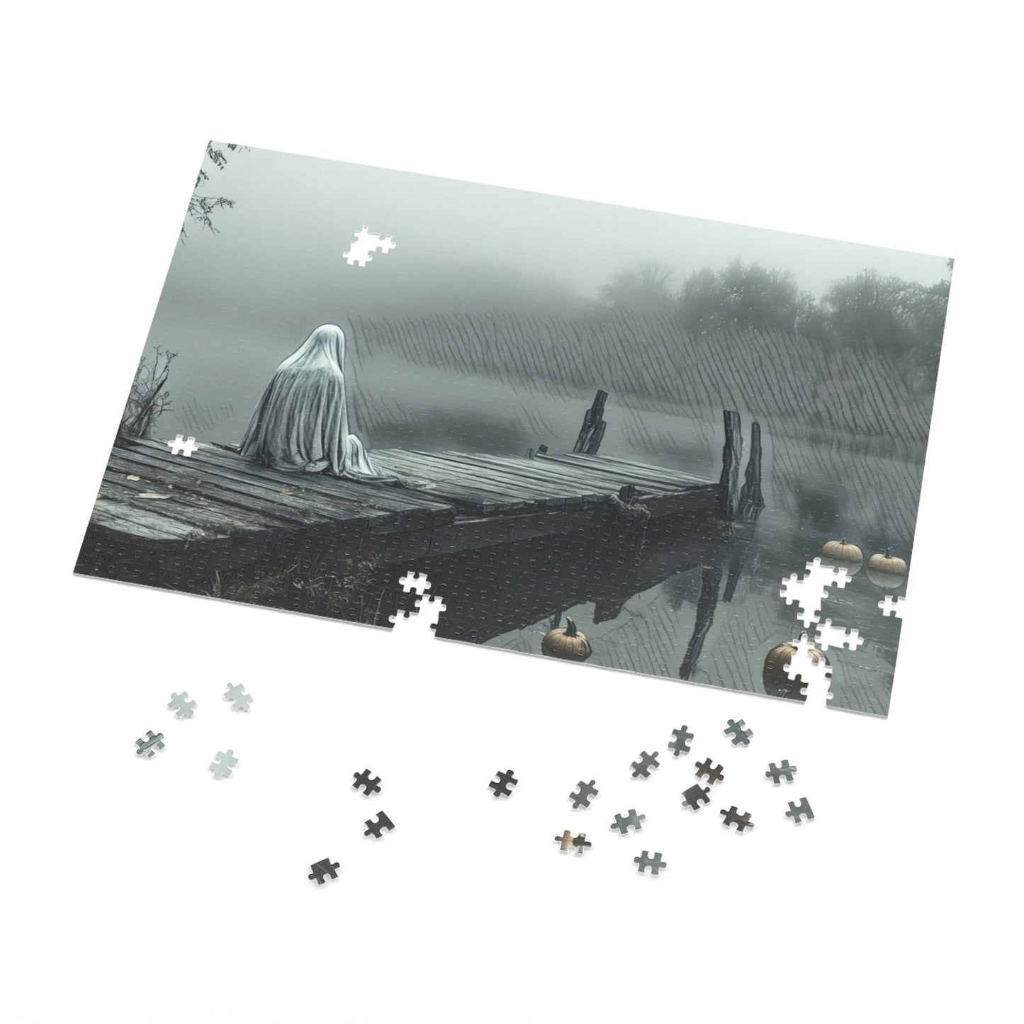 Puzzle - Whispers of the Veiled Lake Jigsaw Puzzle (1000-Piece)