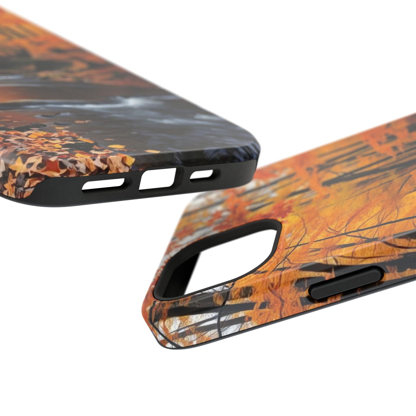 Phone Cases - Whispers of Autumn's Flow by Chaia Malana