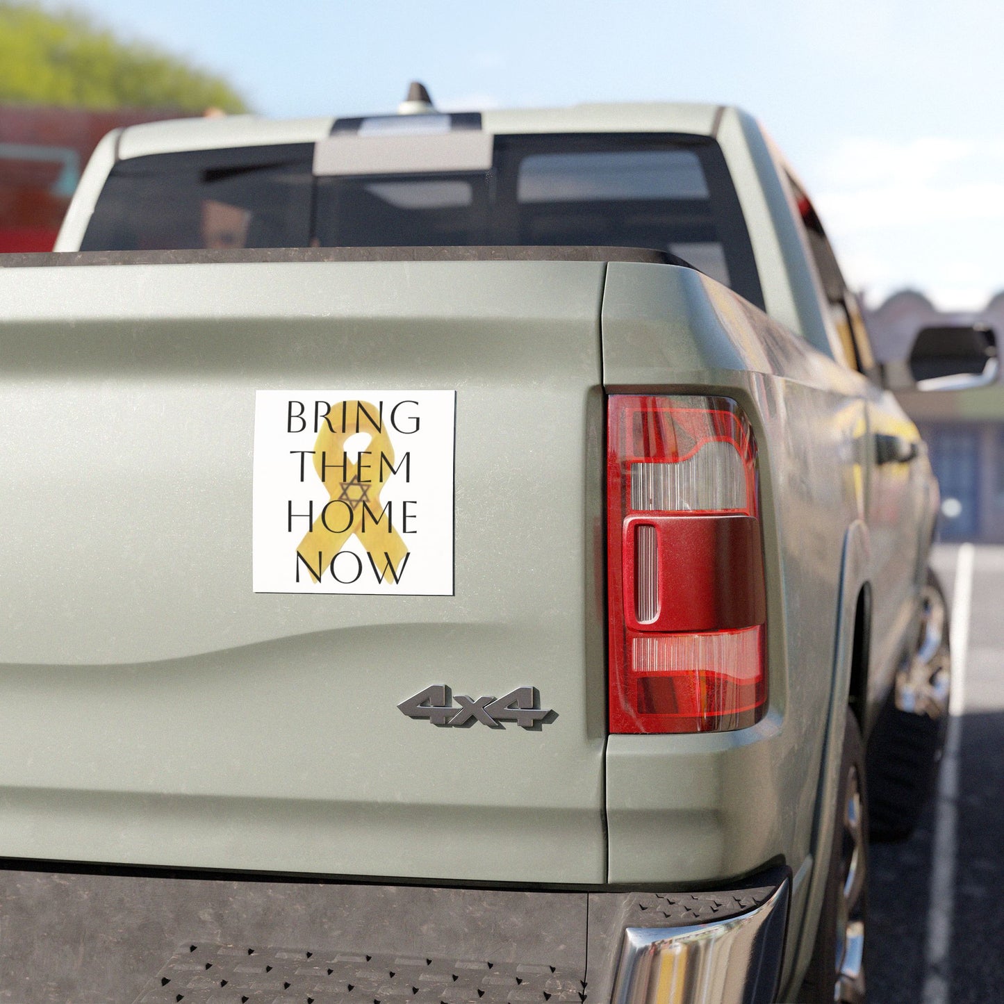 Car Magnets, Yellow Ribbon Bring Them Home Now "Unbroken Hope" Chaia Malana