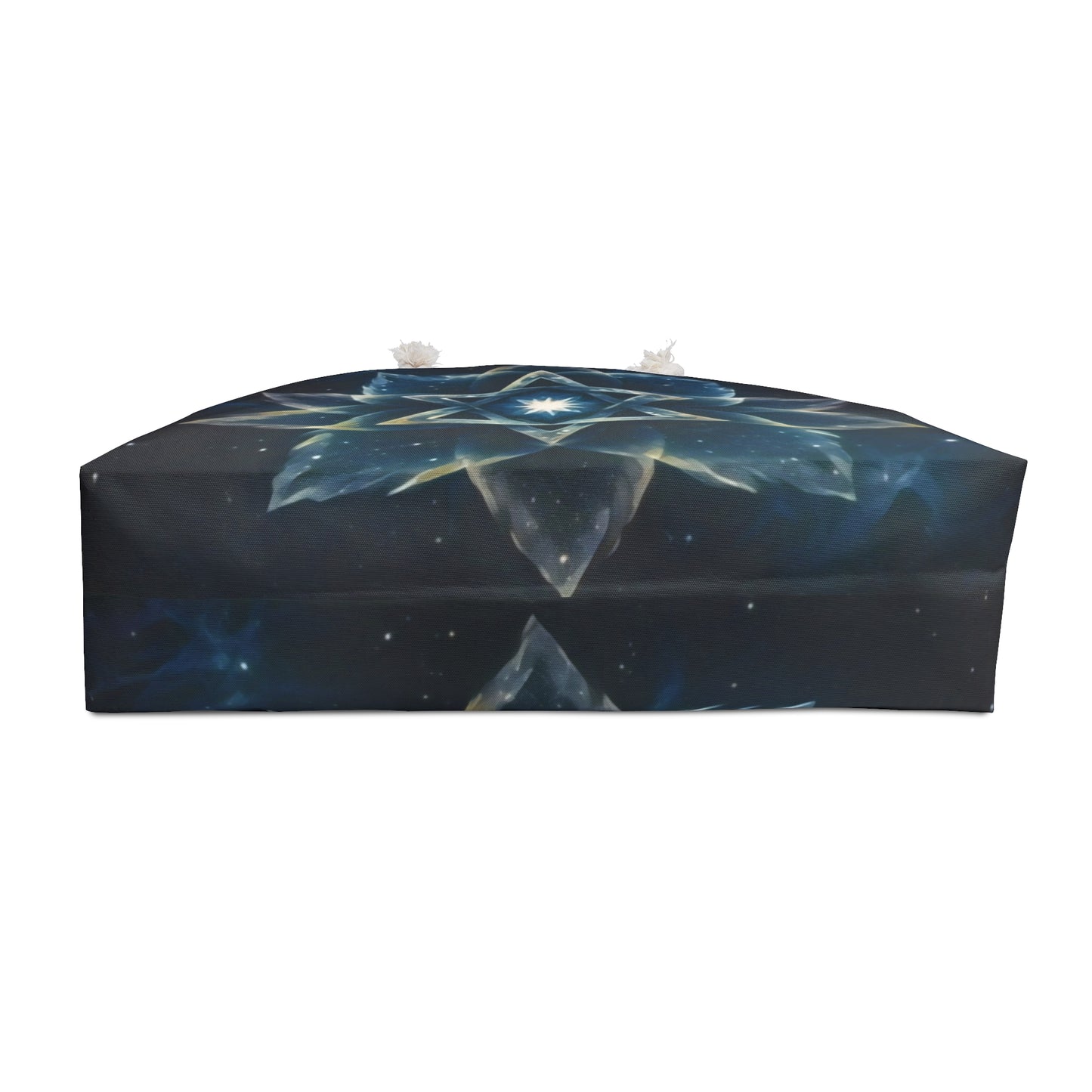 Weekender Bag - Jewish Star of David Blue Cosmic Lotus Design