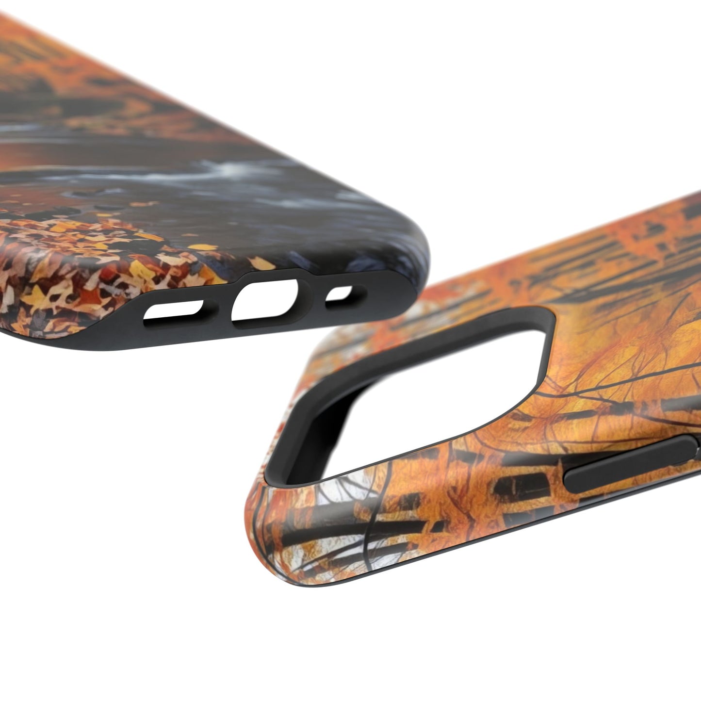 Phone Cases - Whispers of Autumn's Flow by Chaia Malana