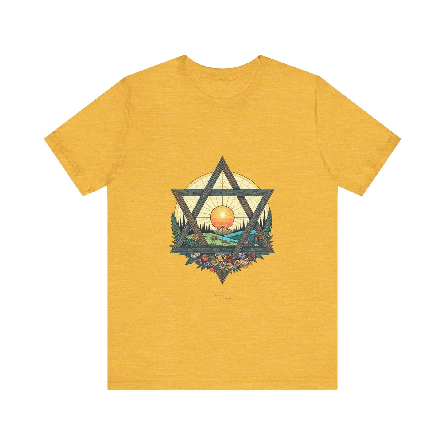 Star of David Nature Landscape Tee Shirt