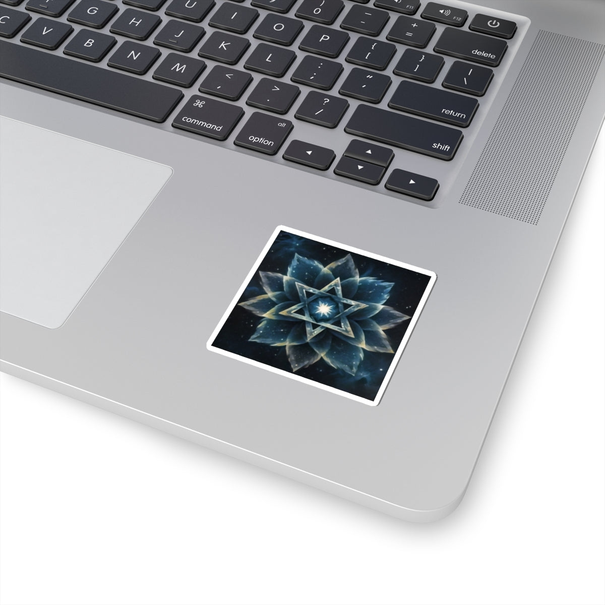 Sticker - "Cosmic Bloom" Star of David Full Art Print